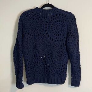 MAGASCHONI Stunning Navy Blue Sweater SMALL